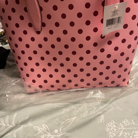 Kate Spade Arch Love Birds Small Reversible Tote Leather Multi, New Sealed, $299 - Picture 9 of 12